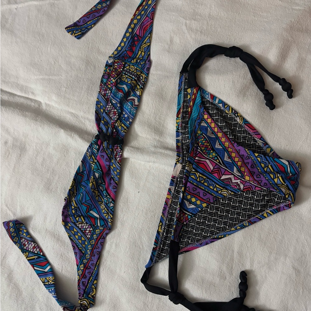 Target Multicolor Patterned Bikini - Picture 3 of 5